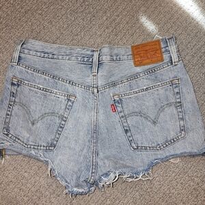 Levi's Premium 501 Cut Off Denim Jean Shorts 30
